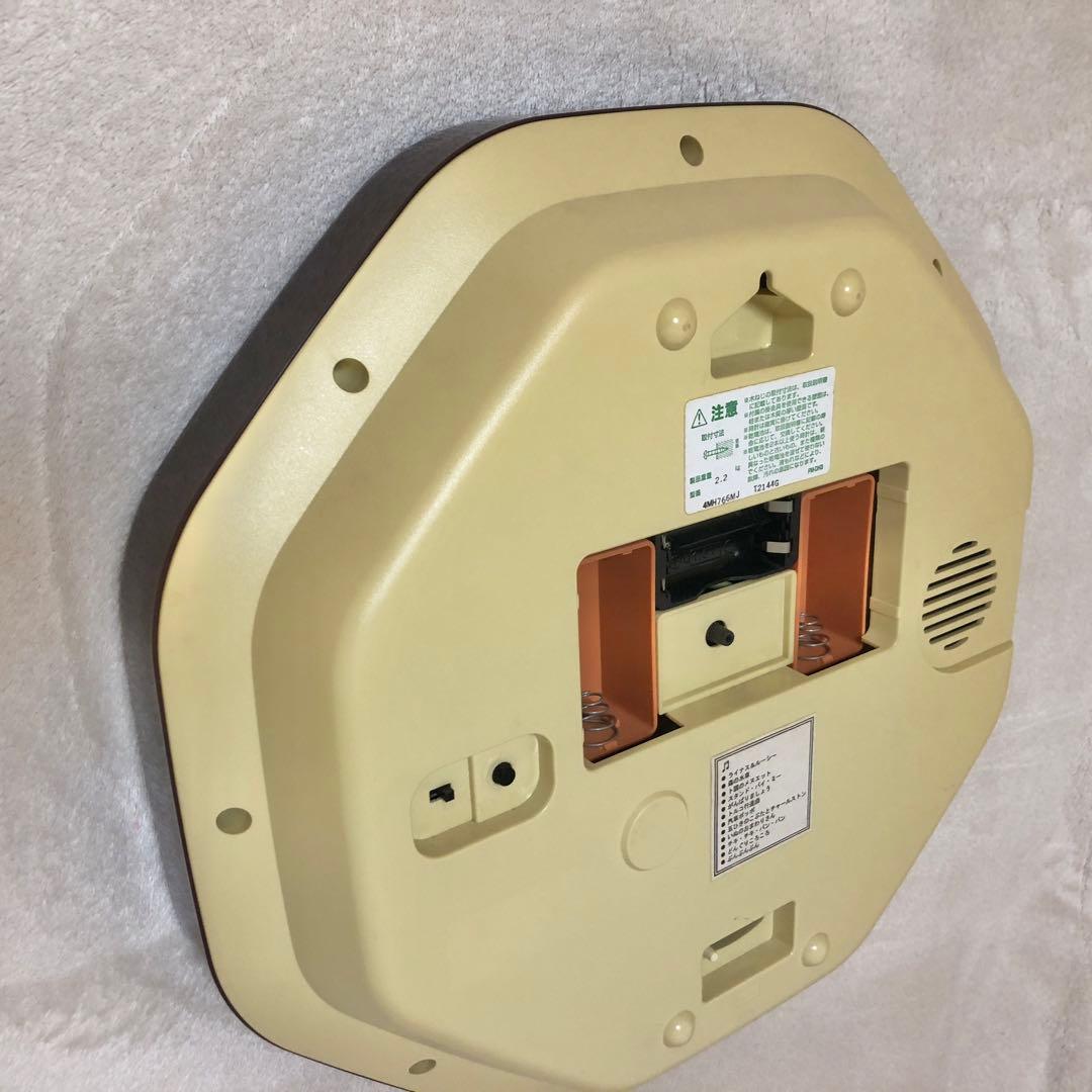 スヌーピー 掛時計 オクタゴン型　シチズン からくり時計 　メロディ掛け時計－２