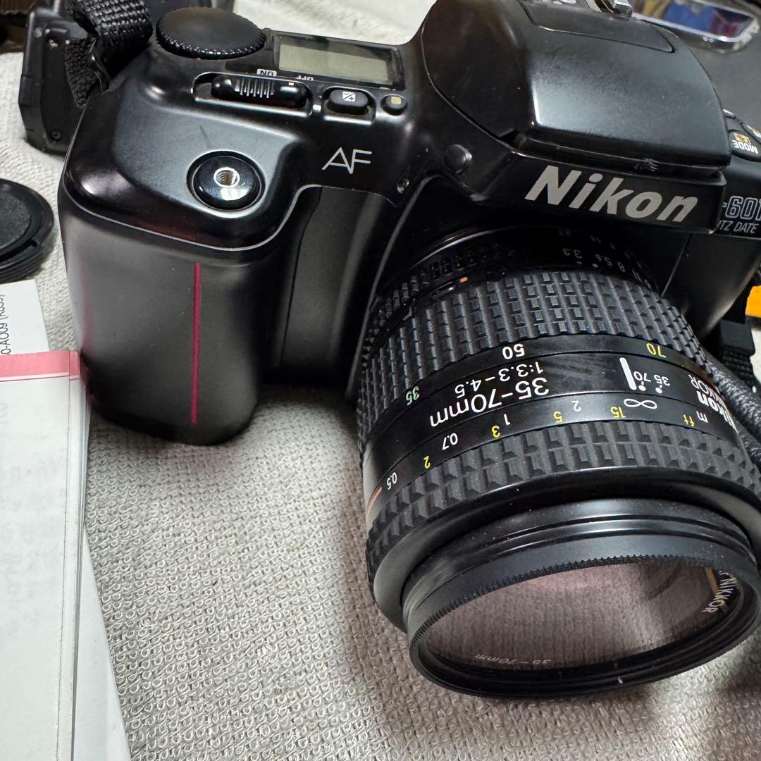 Nikon F-601 レンズ2本 SB-22付き フィルム一眼レフセット