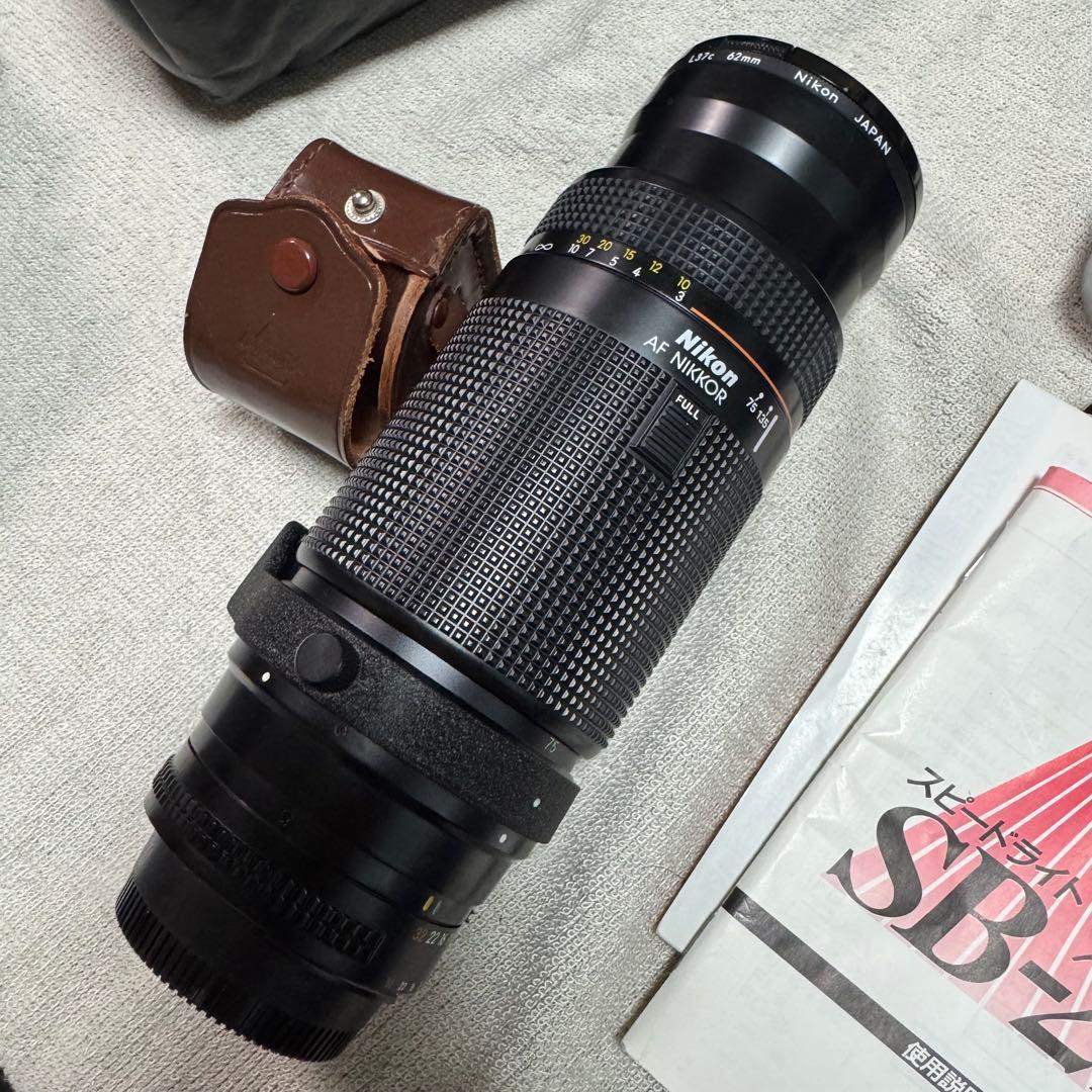 Nikon F-601 レンズ2本 SB-22付き フィルム一眼レフセット