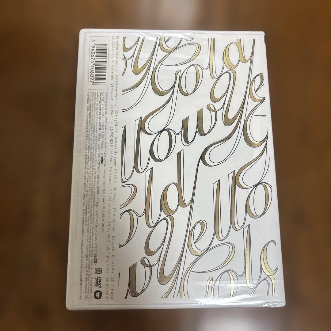 赤西仁　Yellow Gold Tour 3011 未開封　3点セット