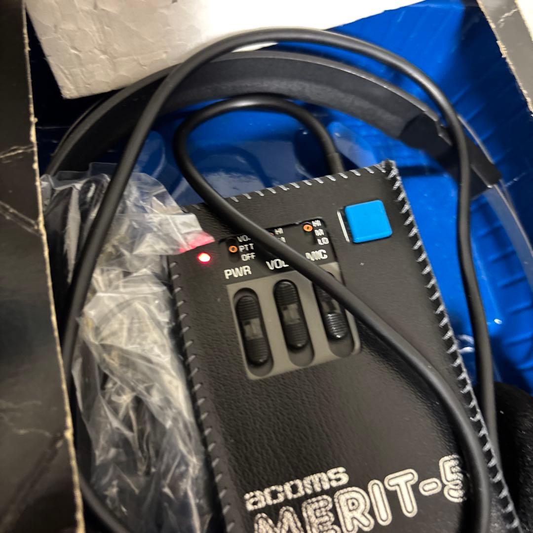 希少　acoms MERIT-5トランシーバー　ヘッドセット