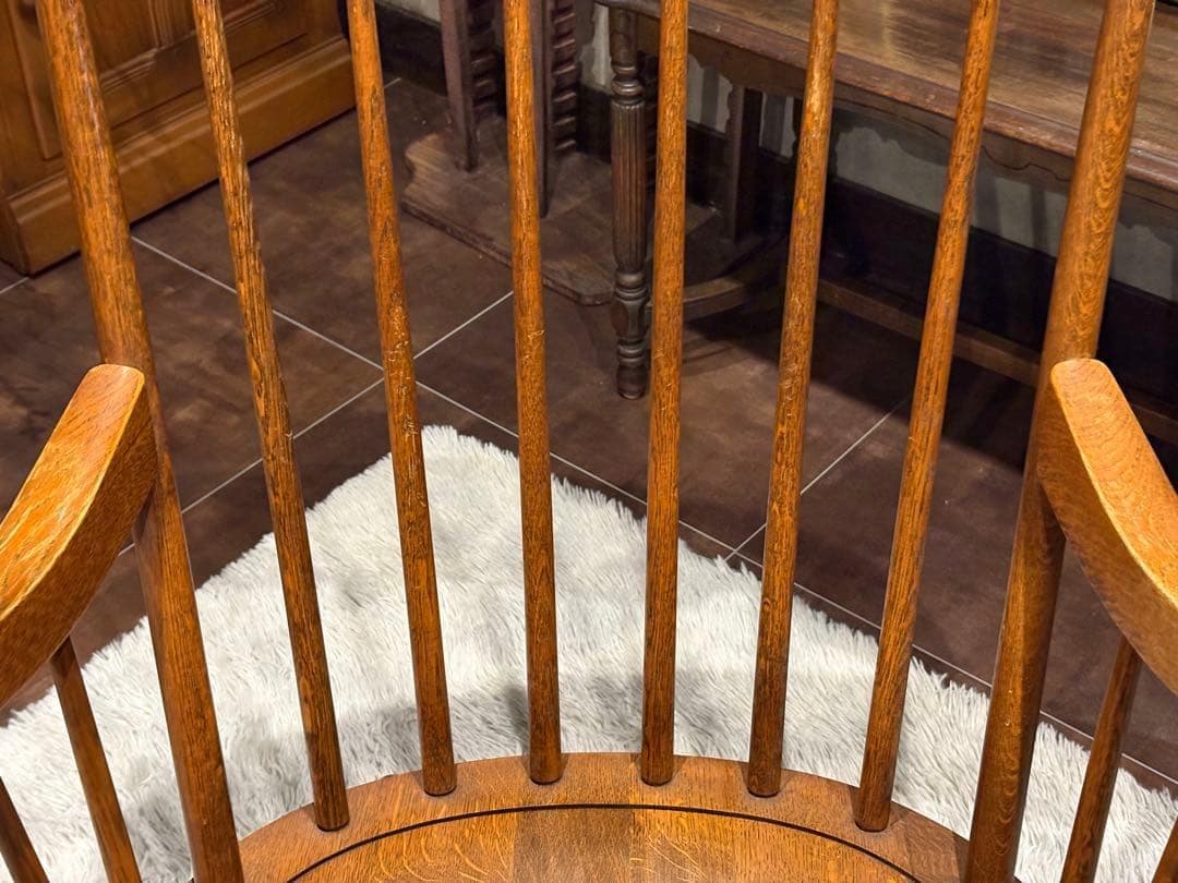 飛騨産業　キツツキ　ロッキングチェア　ダイニング　アンティーク　ビンテージ　SG