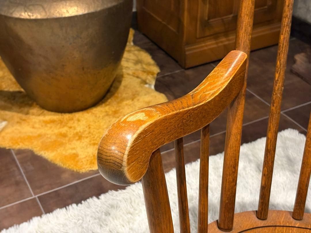 飛騨産業　キツツキ　ロッキングチェア　ダイニング　アンティーク　ビンテージ　SG