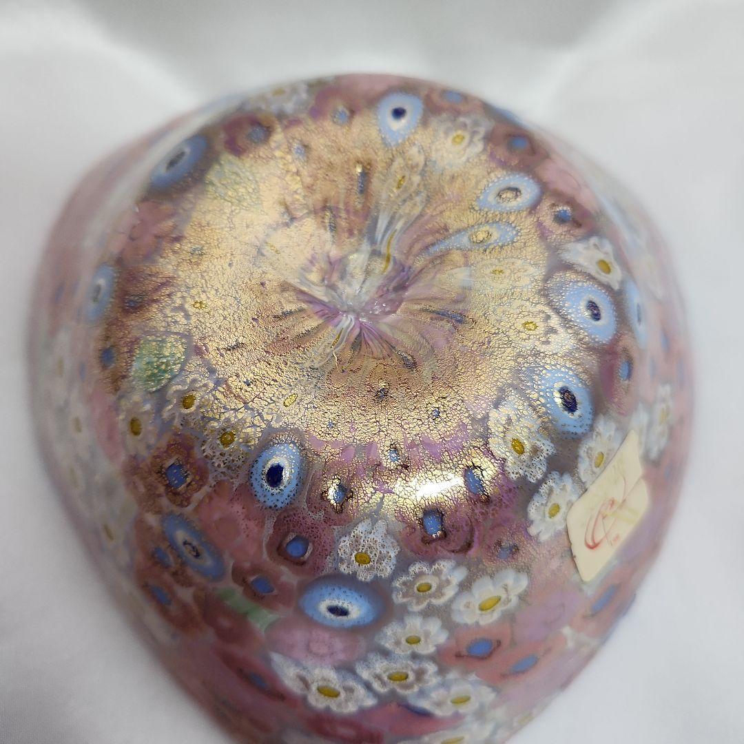 ***様 ベネチアンガラス ミルフィオリ ムラーノガラス 金彩 オブジェ mur