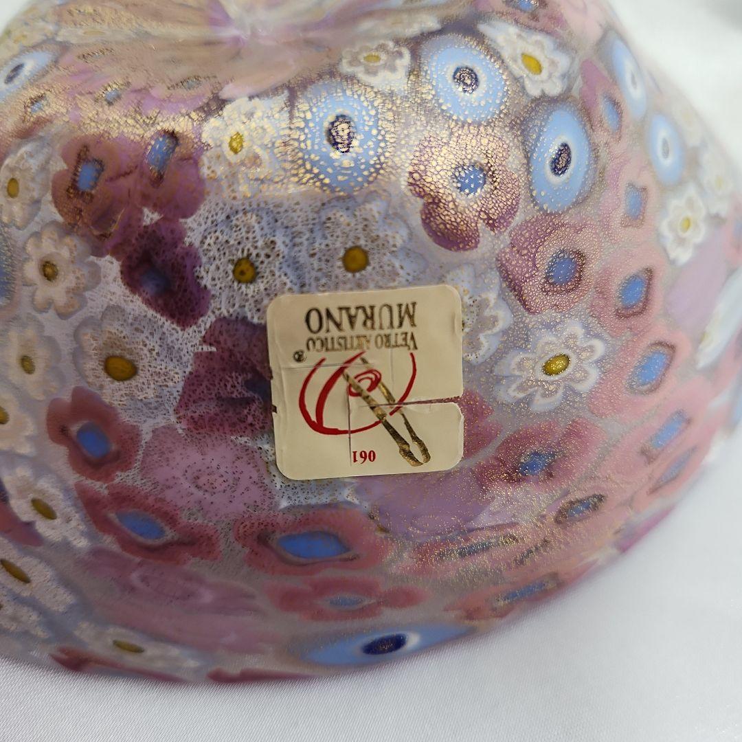 ***様 ベネチアンガラス ミルフィオリ ムラーノガラス 金彩 オブジェ mur