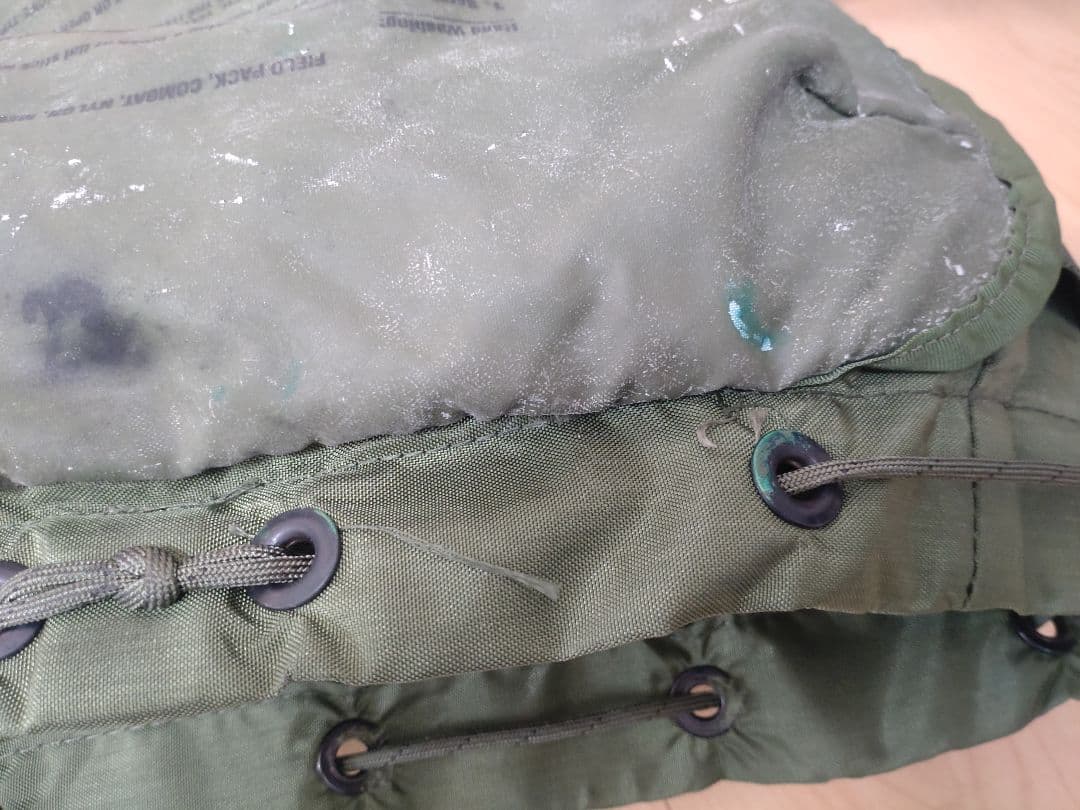 米軍実物 アリスバッグ アルミフレーム付き ＯＤ色　ミディアム