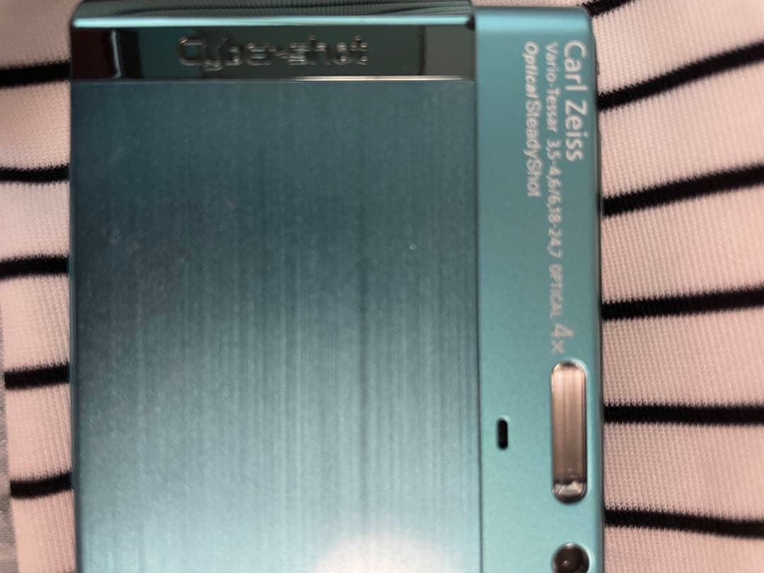 デジカメ cyber shot ブルー DSC-T90