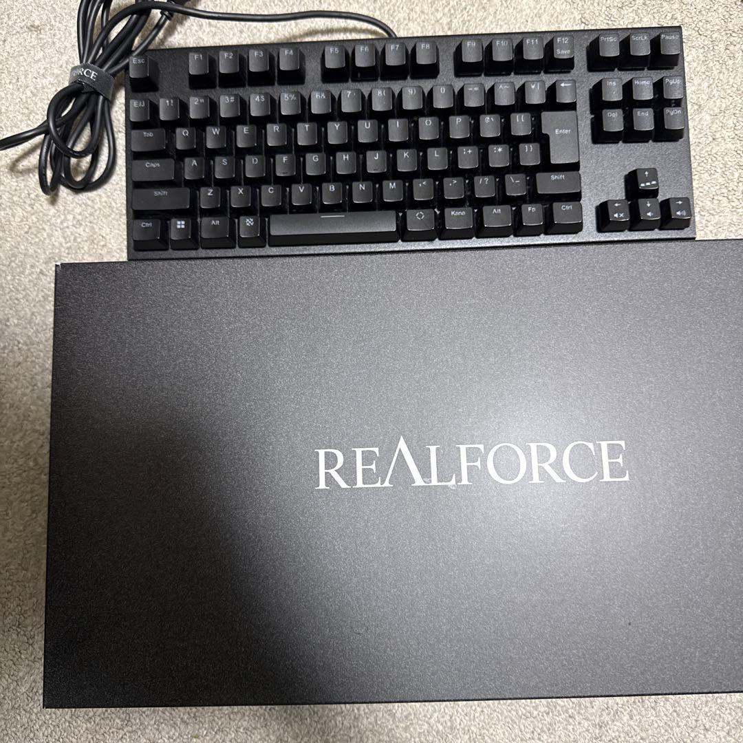 箱あり　REALFORCE 東プレGX1 30g TKL 静音　ラピッドトリガー