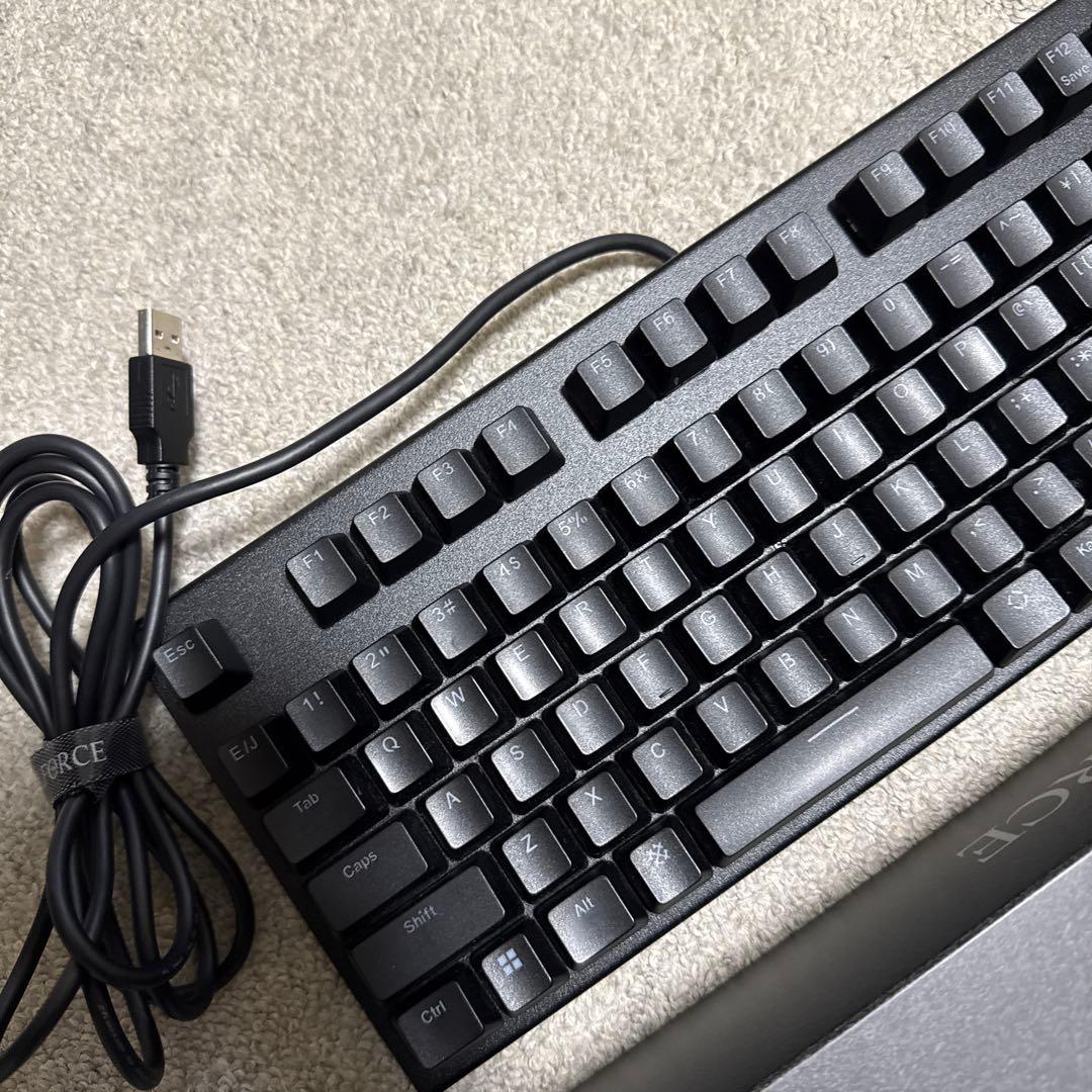 箱あり　REALFORCE 東プレGX1 30g TKL 静音　ラピッドトリガー