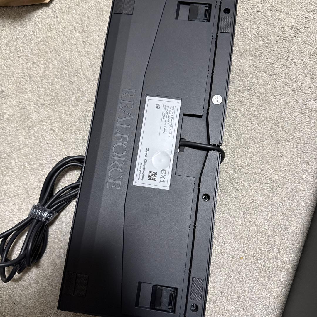 箱あり　REALFORCE 東プレGX1 30g TKL 静音　ラピッドトリガー