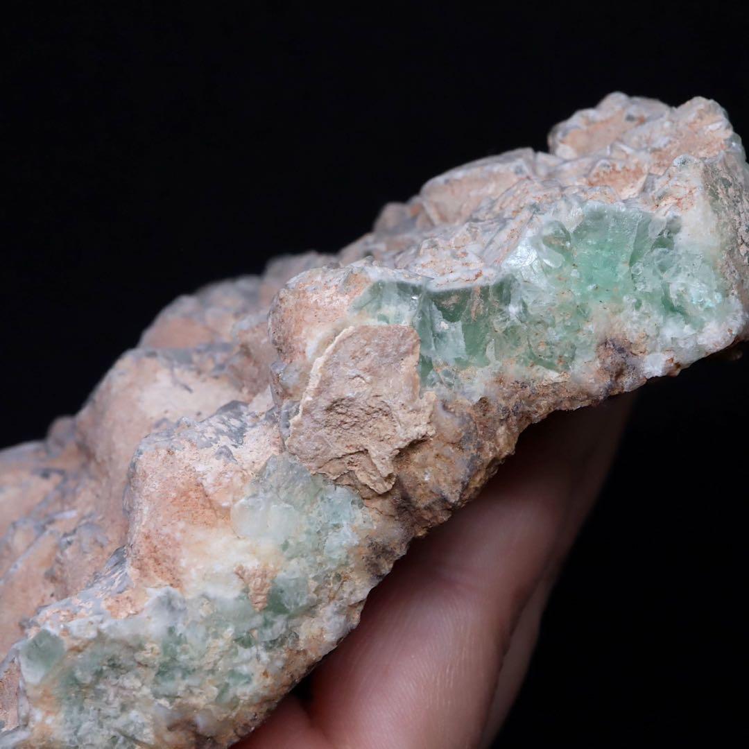 フローライト 蛍石 カリフォルニア産 原石 383g FL451 鉱物　天然石