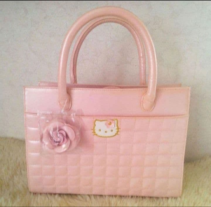 激レア2001年　ハローキティキルティングシリーズトート　レトロ　入手困難バッグ