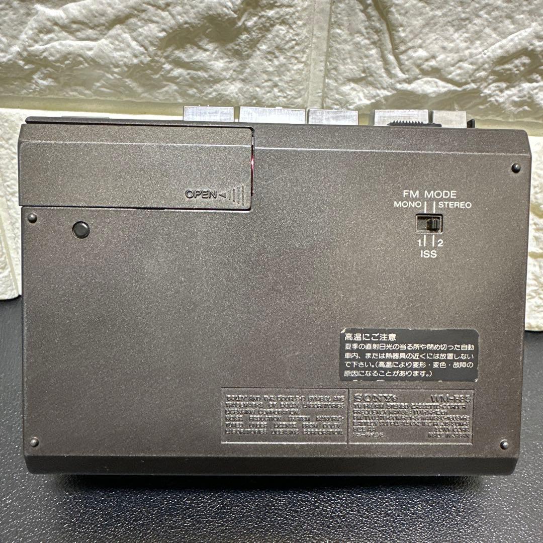 SONY WALKMAN WM-F85 通電確認済　ジャンク　現状品