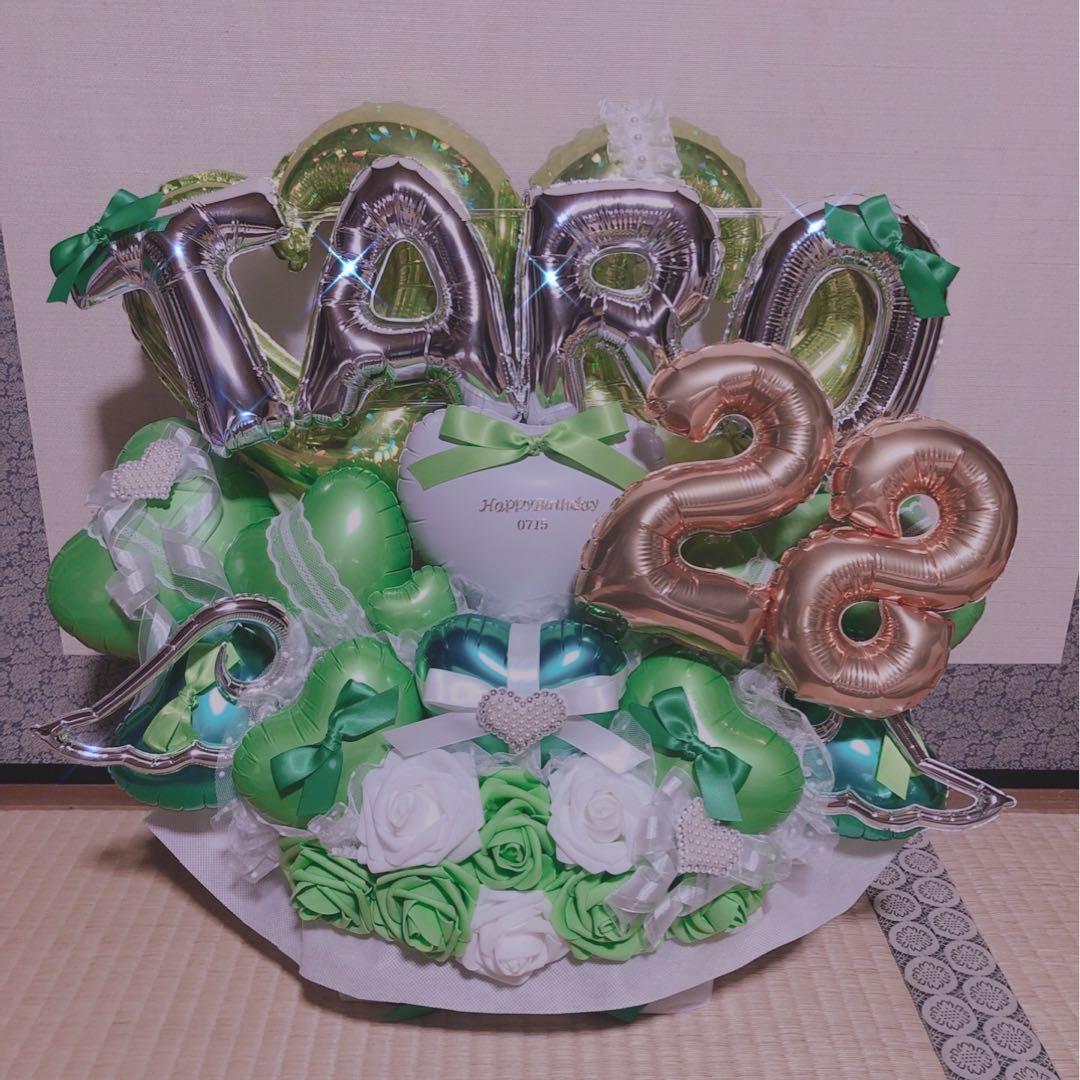 バルーンアレンジ バルーンブーケ　生誕祭　推し　フラスタ　卓フラ　花束　誕生