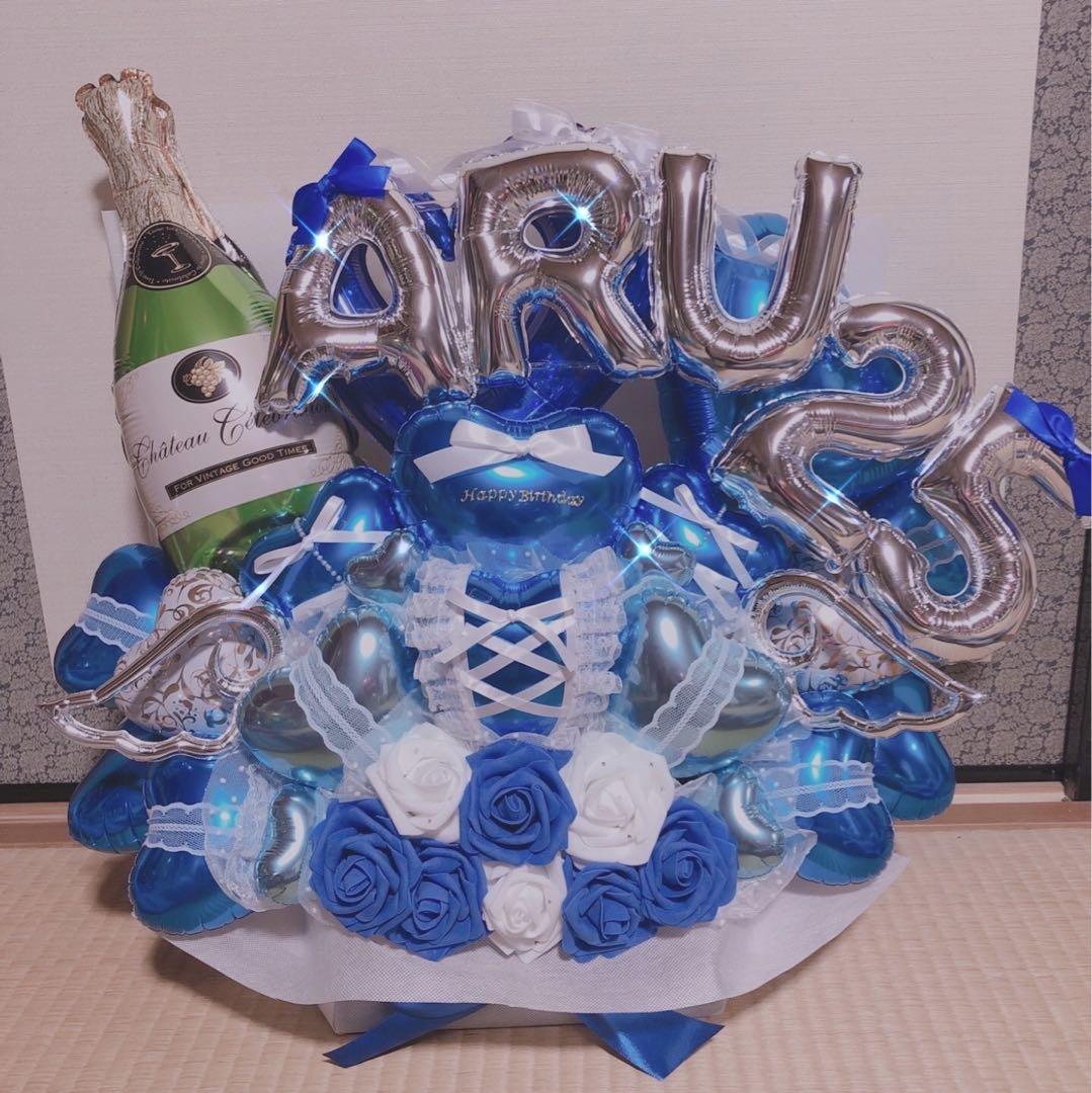 バルーンアレンジ バルーンブーケ　生誕祭　推し　フラスタ　卓フラ　花束　誕生