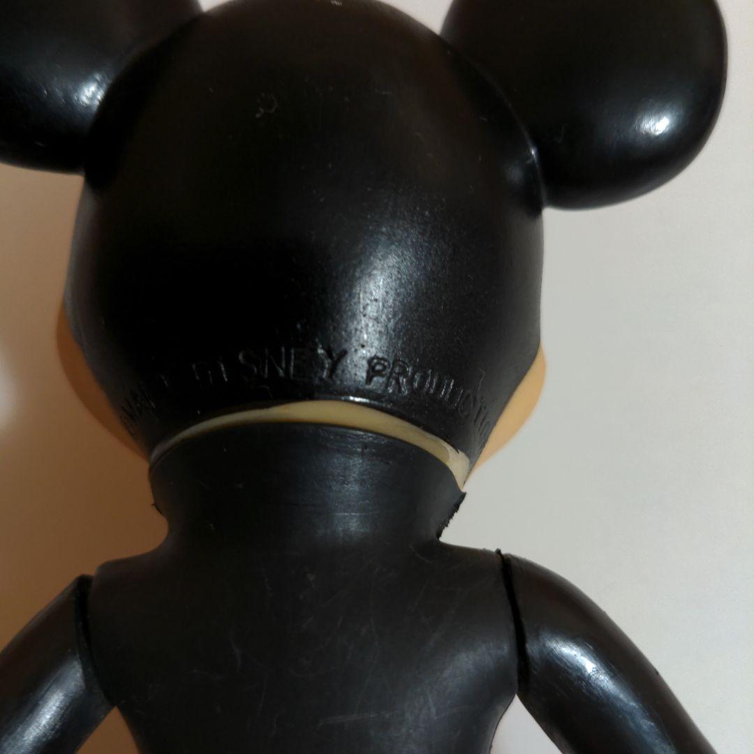 ミッキーマウス フィギュア 人形 ソフビ ビンテージ ウォルトディズニー