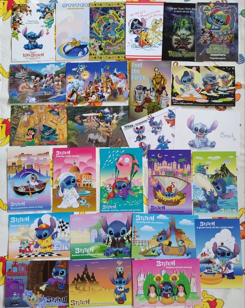 2月末まで！ディズニーポストカード　スティッチ　東京ディズニーランド　シー　他