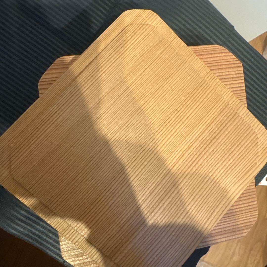 未使用　博多曲物　玉樹　菓子盆　杉　工芸品　白菊