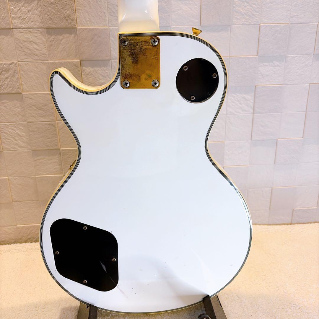 【音出し◯】MAISON メイソン　エレキギター　レスポール　カスタム　ホワイト