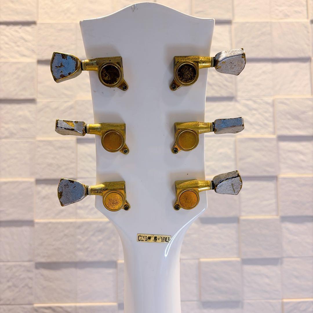 【音出し◯】MAISON メイソン　エレキギター　レスポール　カスタム　ホワイト