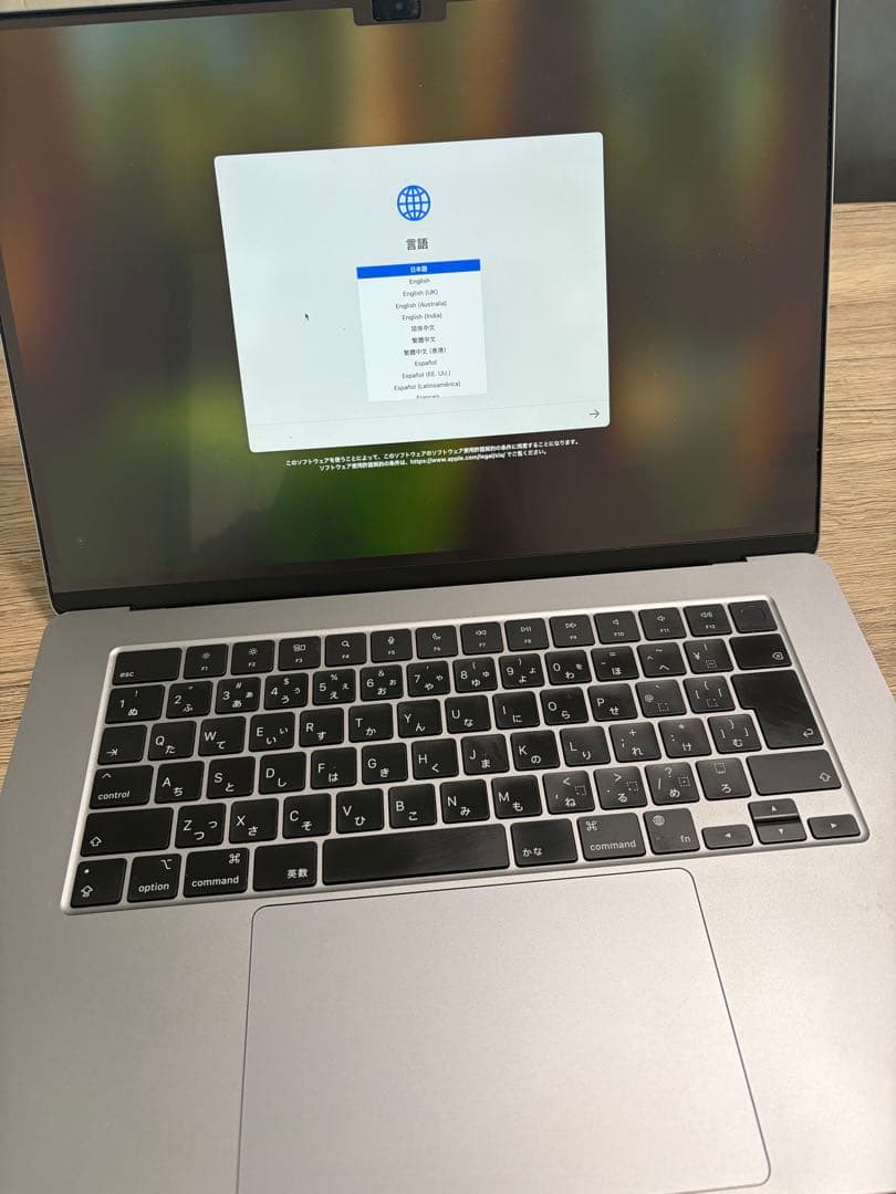 MacBook Air 15インチ M2 メモリ16GB SSD 1TB
