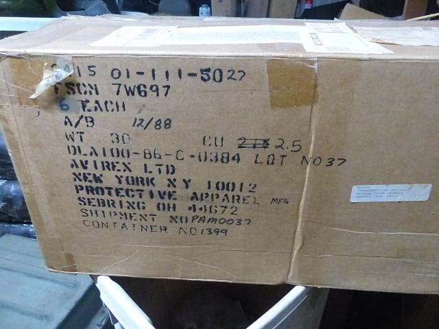 1986\" 米軍 CVCオーバーオール タンカース M-R AVIREX 120