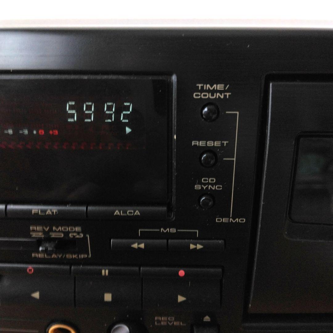 Pioneer T-W01AR ステレオダブルカセットデッキ・リモコンと説明書付