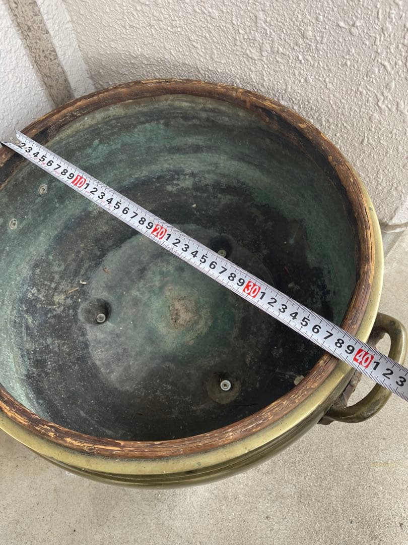 昭和レトロ銅香炉直径40cm御寺院用