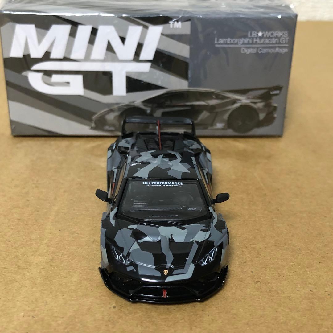 MINI GT　LBワークス　ランボルギーニ ウラカン　デジタル カモフラージュ