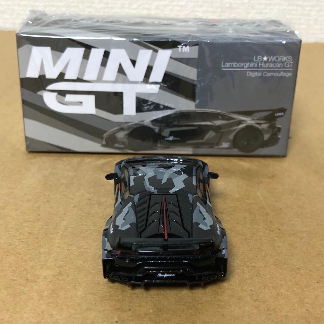 MINI GT　LBワークス　ランボルギーニ ウラカン　デジタル カモフラージュ