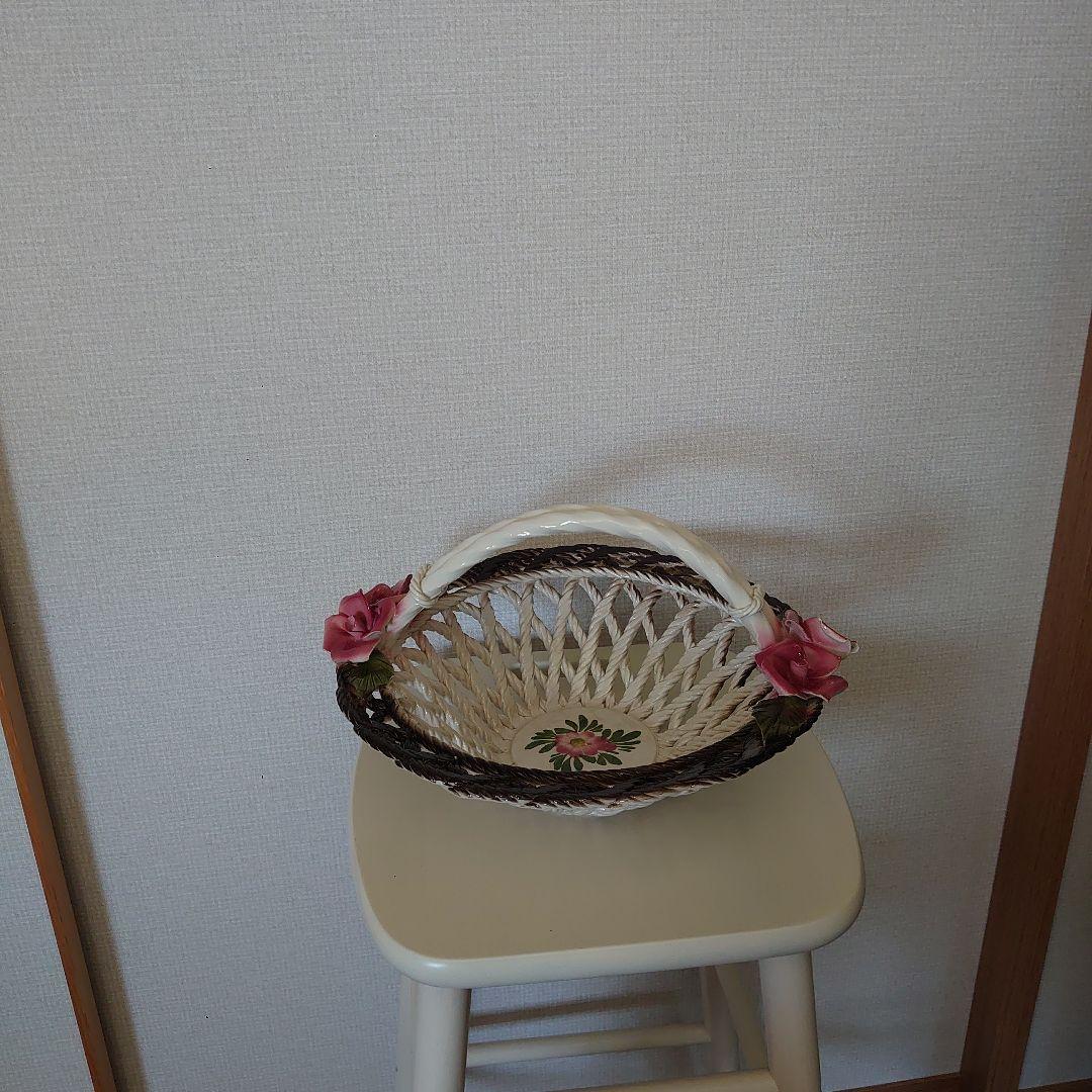 美品陶器バスケット