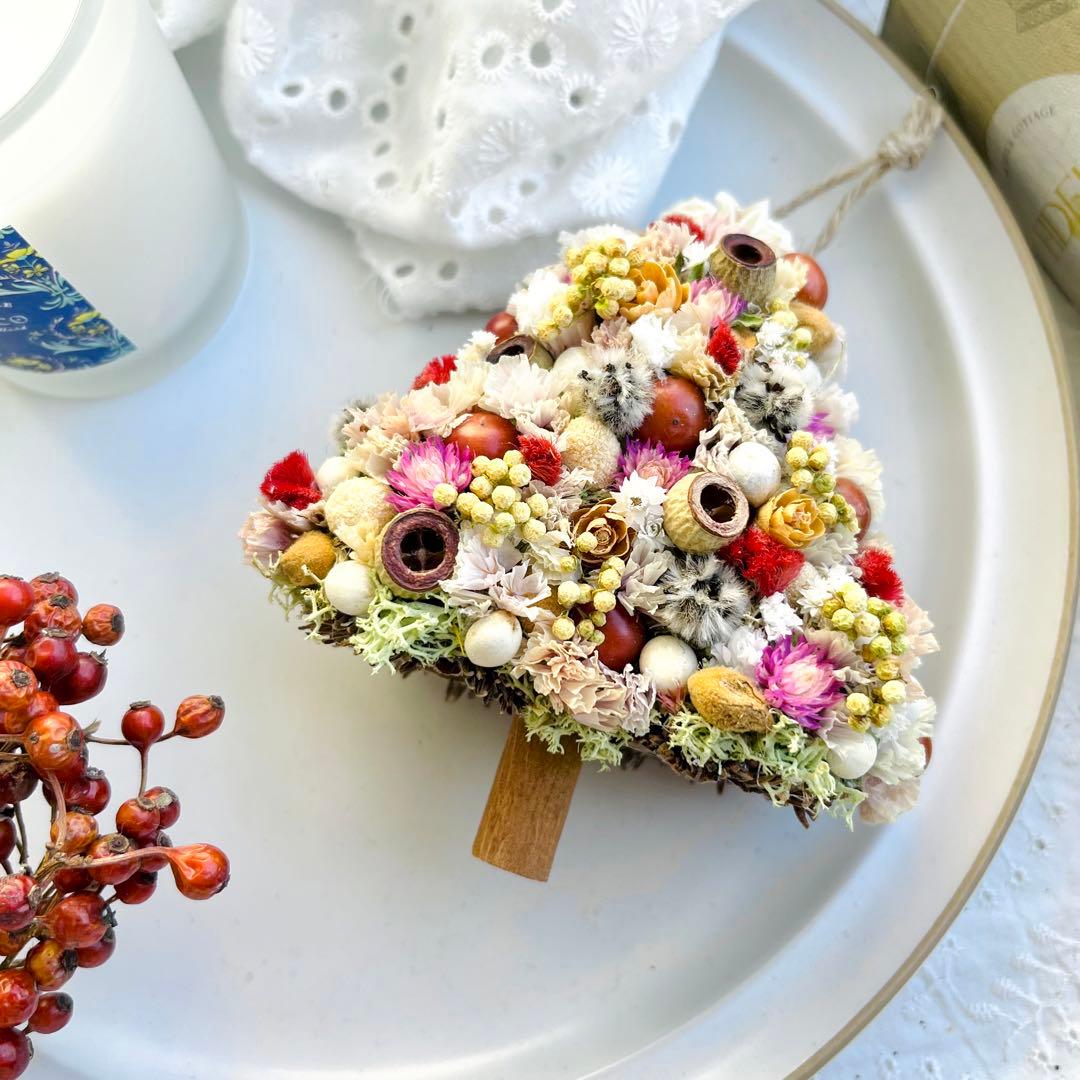 壁に飾るクリスマスツリーガーランド　スワッグ　ウォールツリー　クリスマスリース