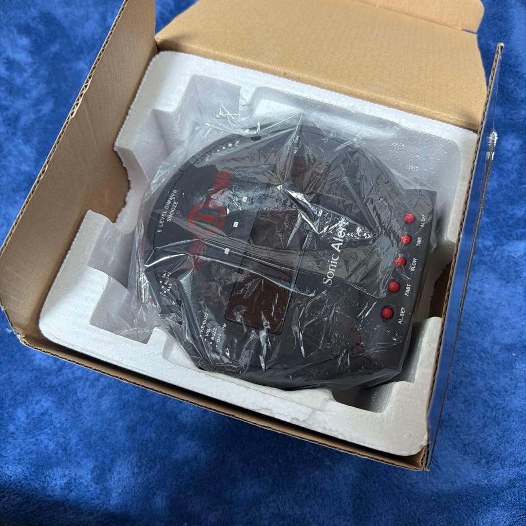 爆音振動 ソニックボム 目覚まし時計 美品 動作OK