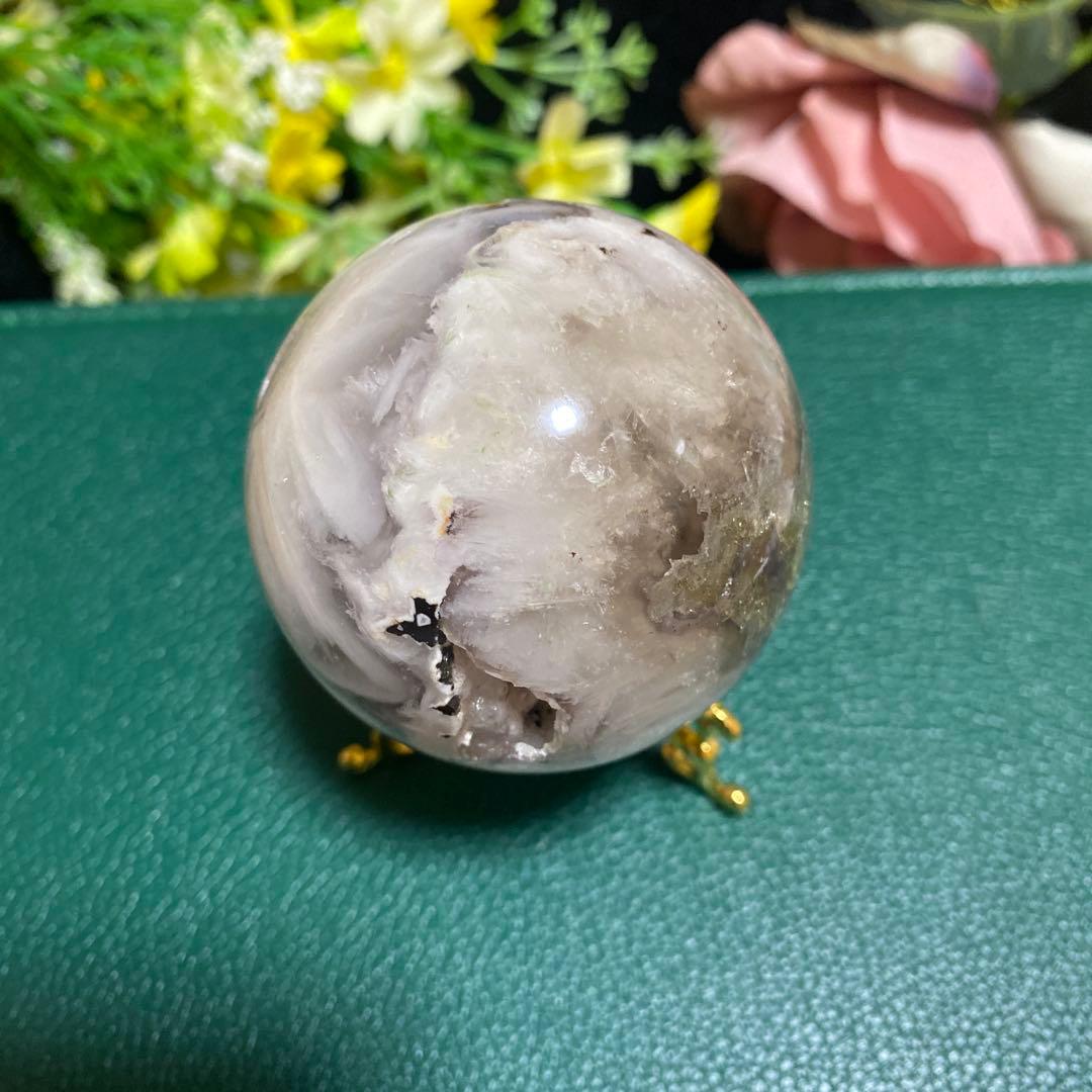 レア インナーモンゴル産フローライト スフィア ❸