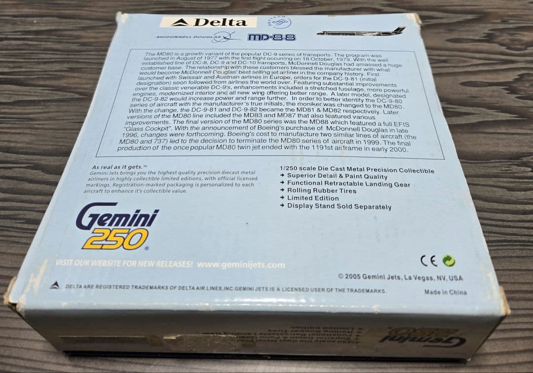 Gemini250　Jets Delta MD-88 AJDAL007　デルタ