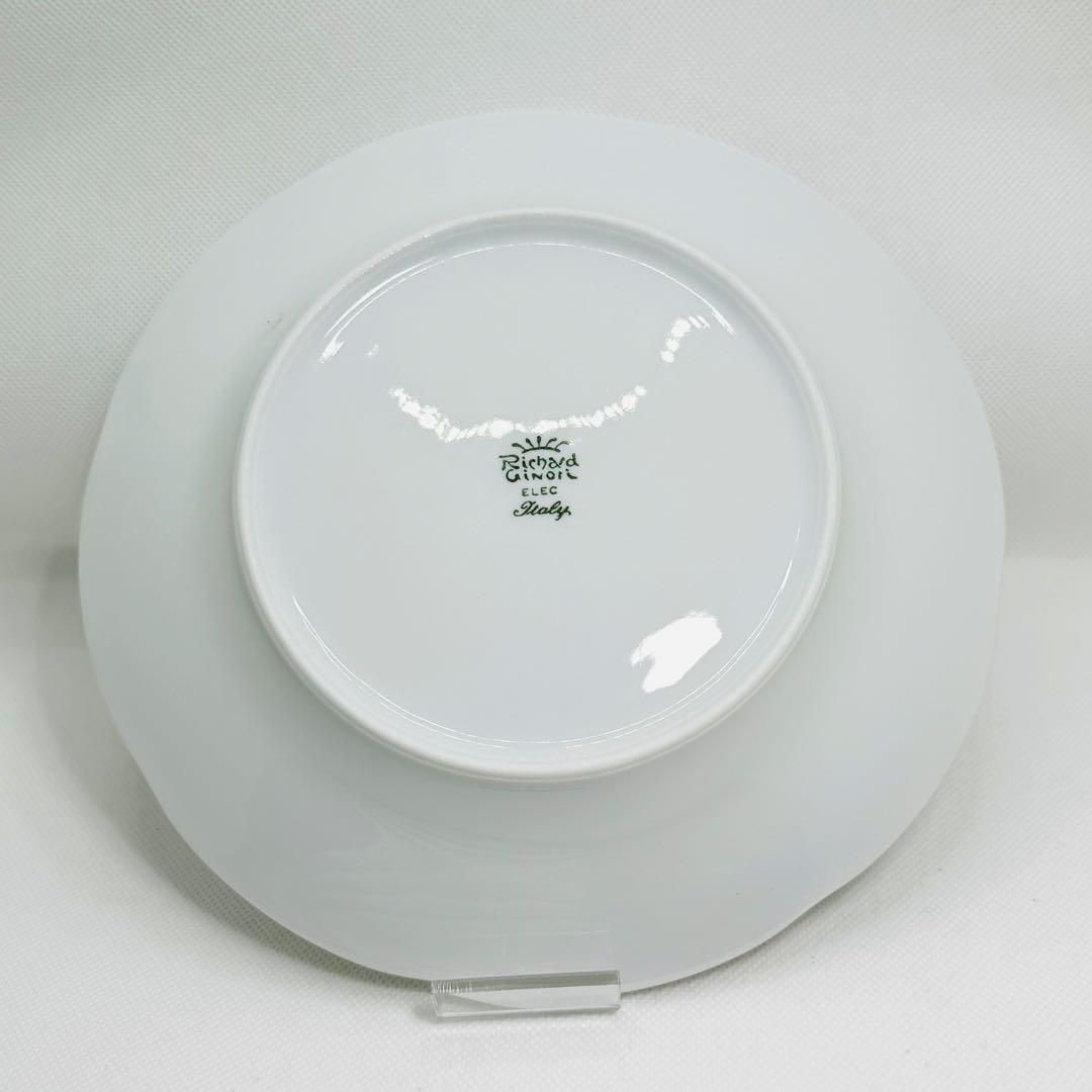 ★美品★リチャードジノリ ボンジョルノ プルーン プレート 5枚セット　20cm