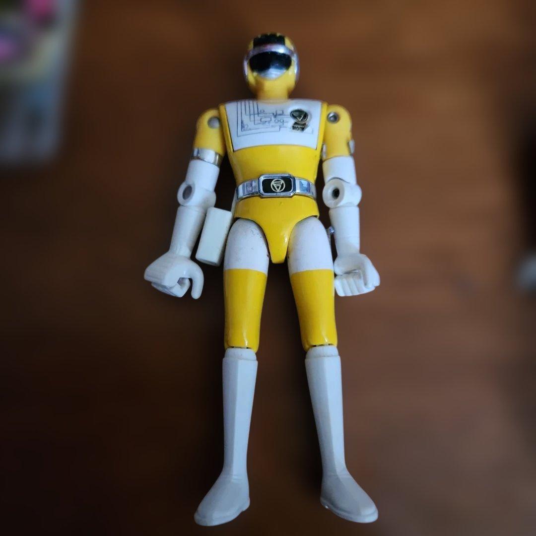 h*1様 超電子バイオマン バイオイエロー とピンク超合金 フィギュア