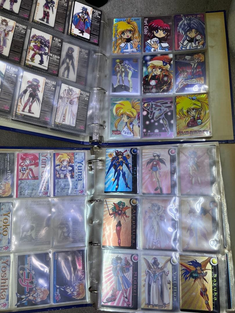 銀河お嬢様伝説ユナ☆トレーディングカードバインダー2冊分♪まとめ売りセット
