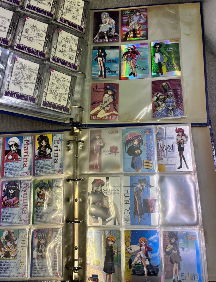 銀河お嬢様伝説ユナ☆トレーディングカードバインダー2冊分♪まとめ売りセット