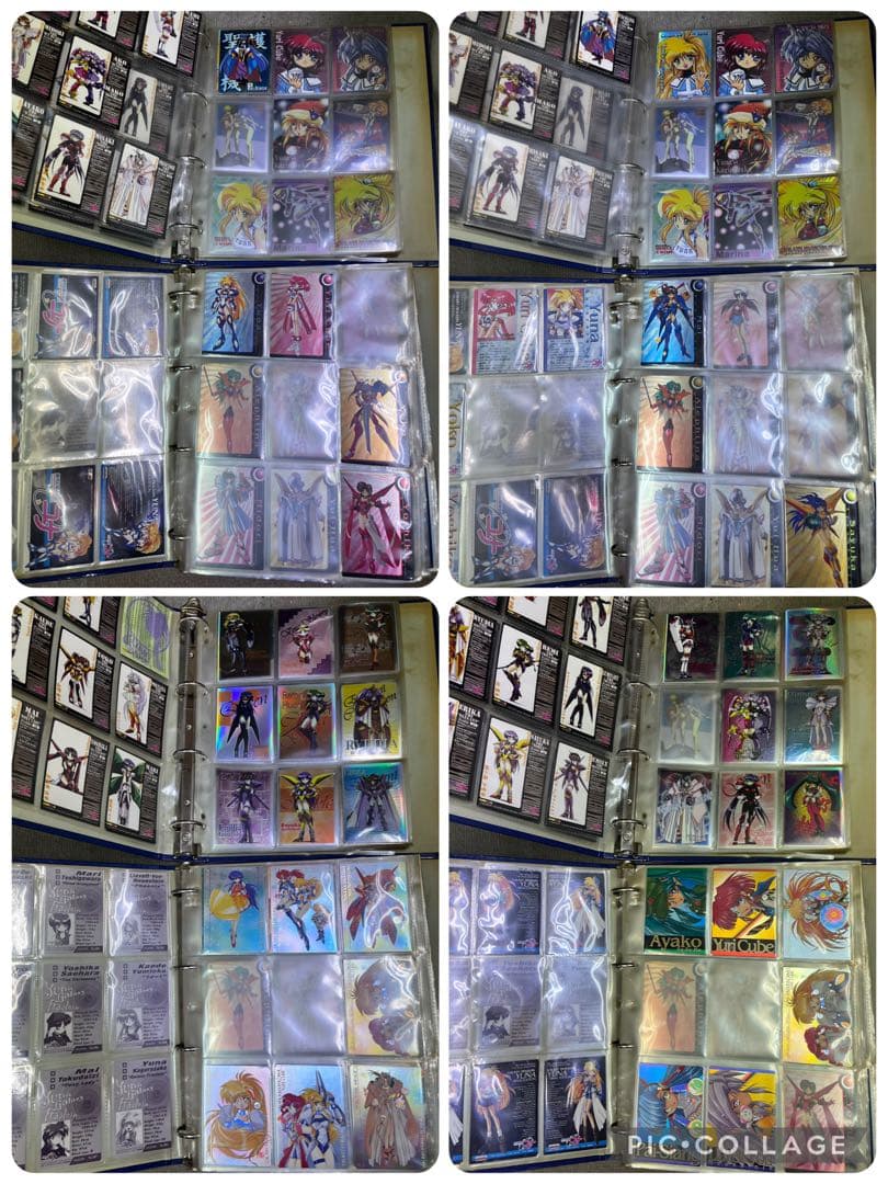 銀河お嬢様伝説ユナ☆トレーディングカードバインダー2冊分♪まとめ売りセット