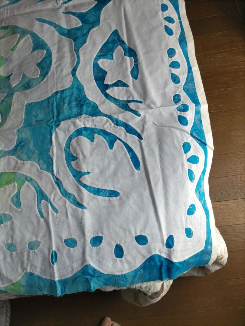 パッチワークキルトタペストリートップ110✕110