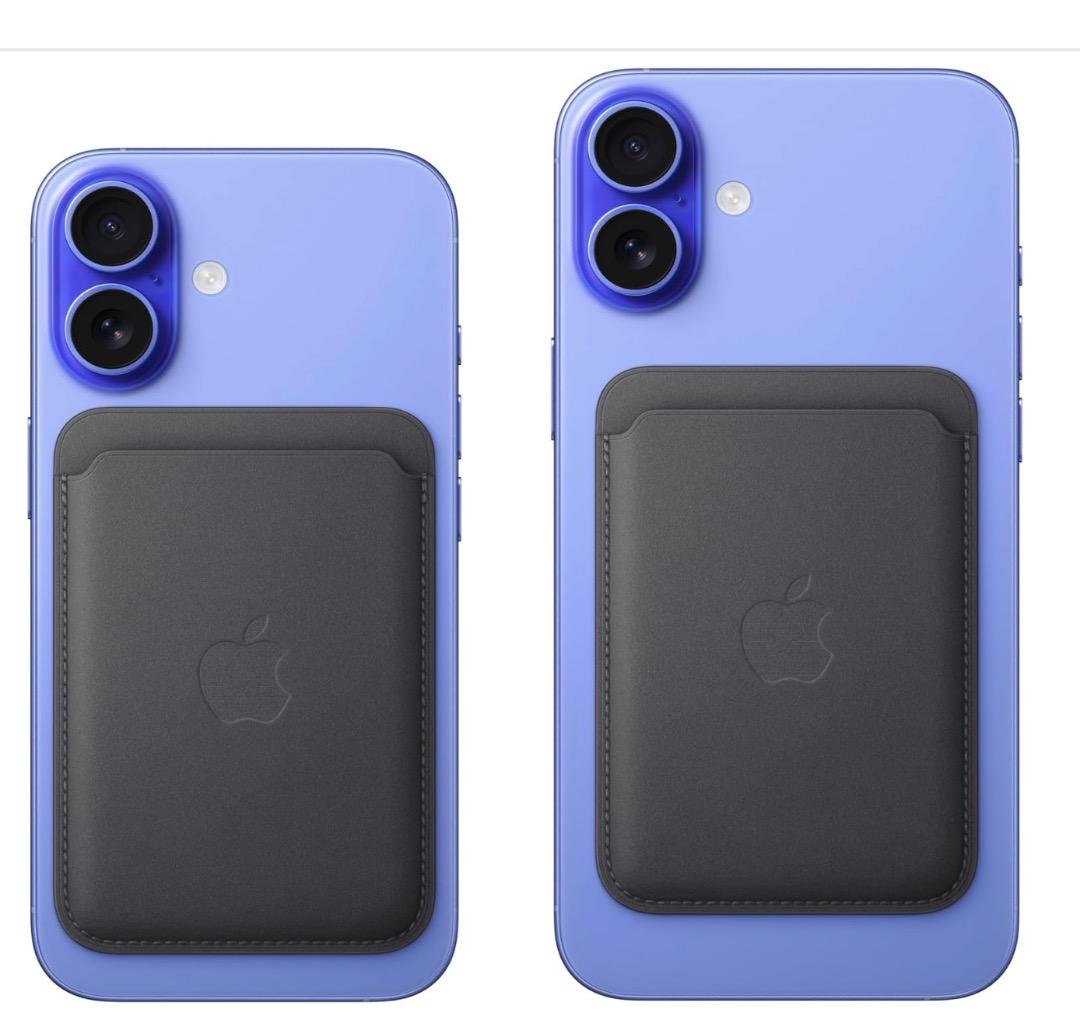 未開封　MagSafe対応iPhoneファインウーブンウォレット ディープブルー