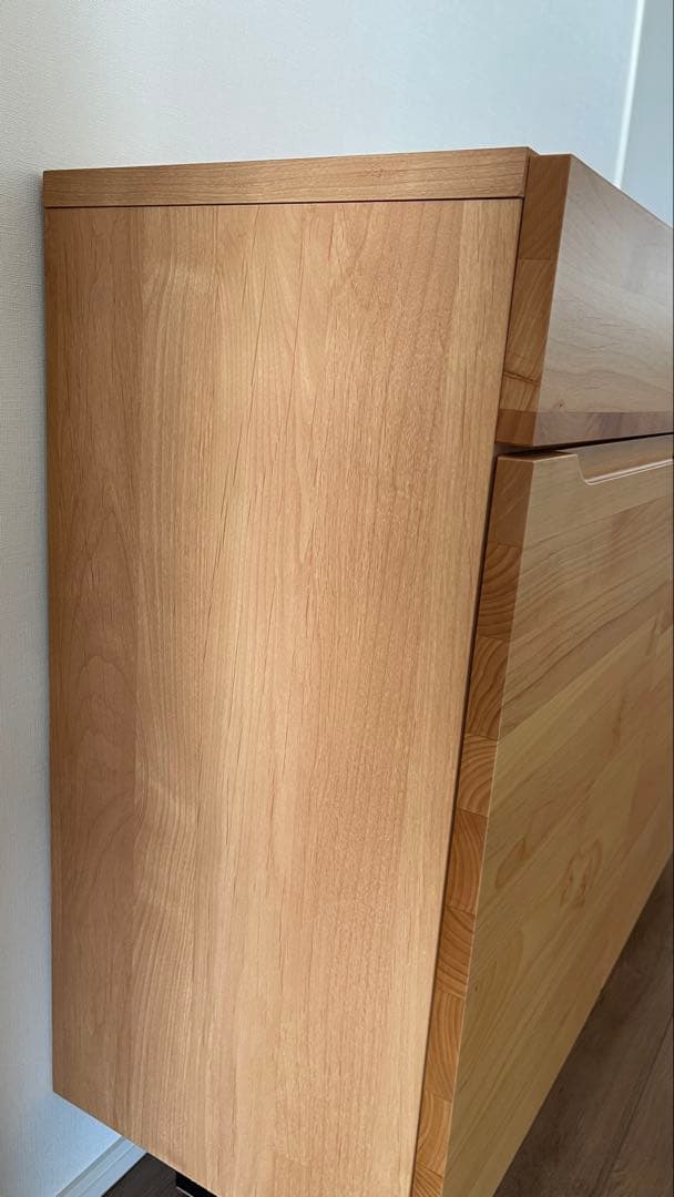 ベルメゾン アルダー材 サイドボード / リビングボード 幅120cm 日本製