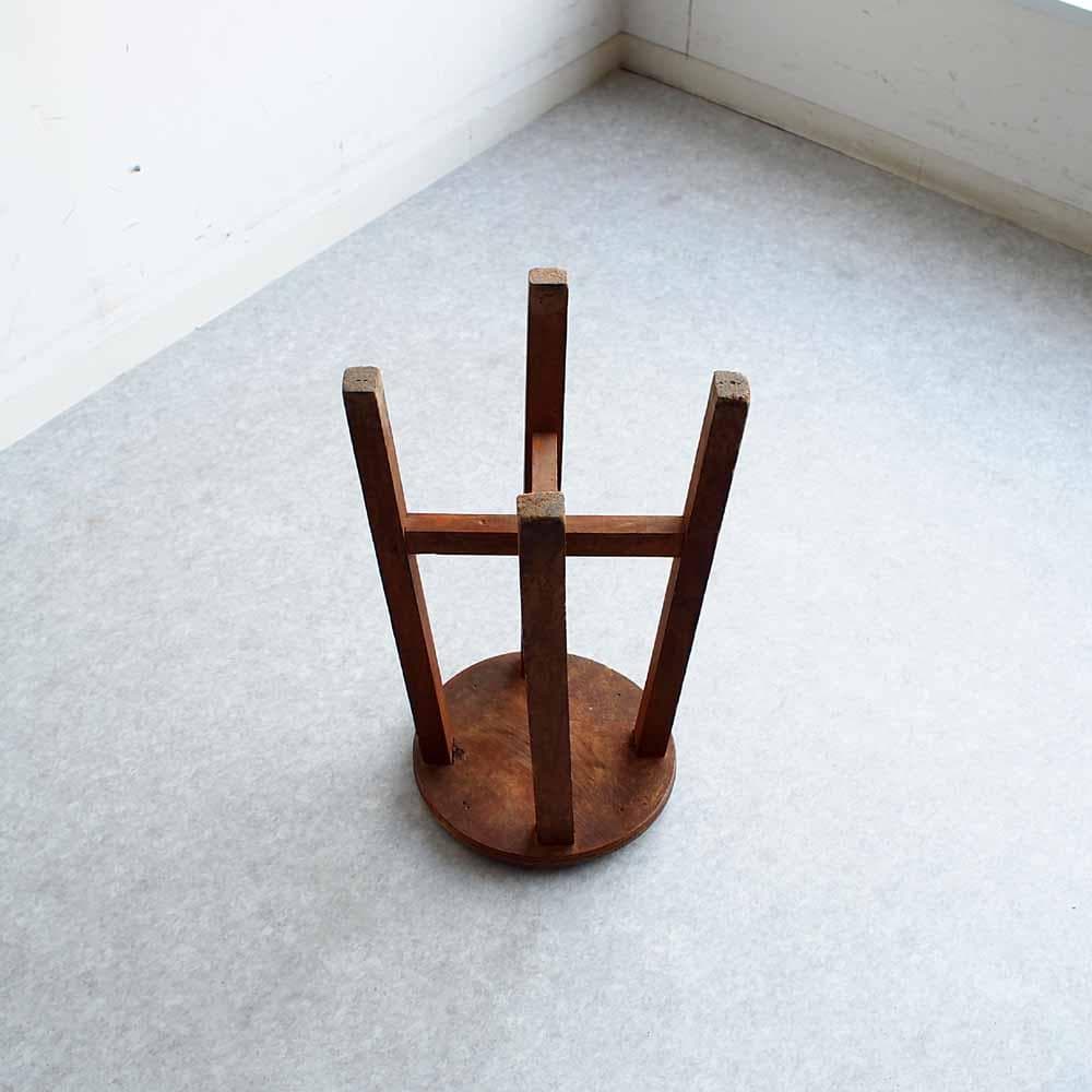 古い木製スツール C ヴィンテージ ZR24476