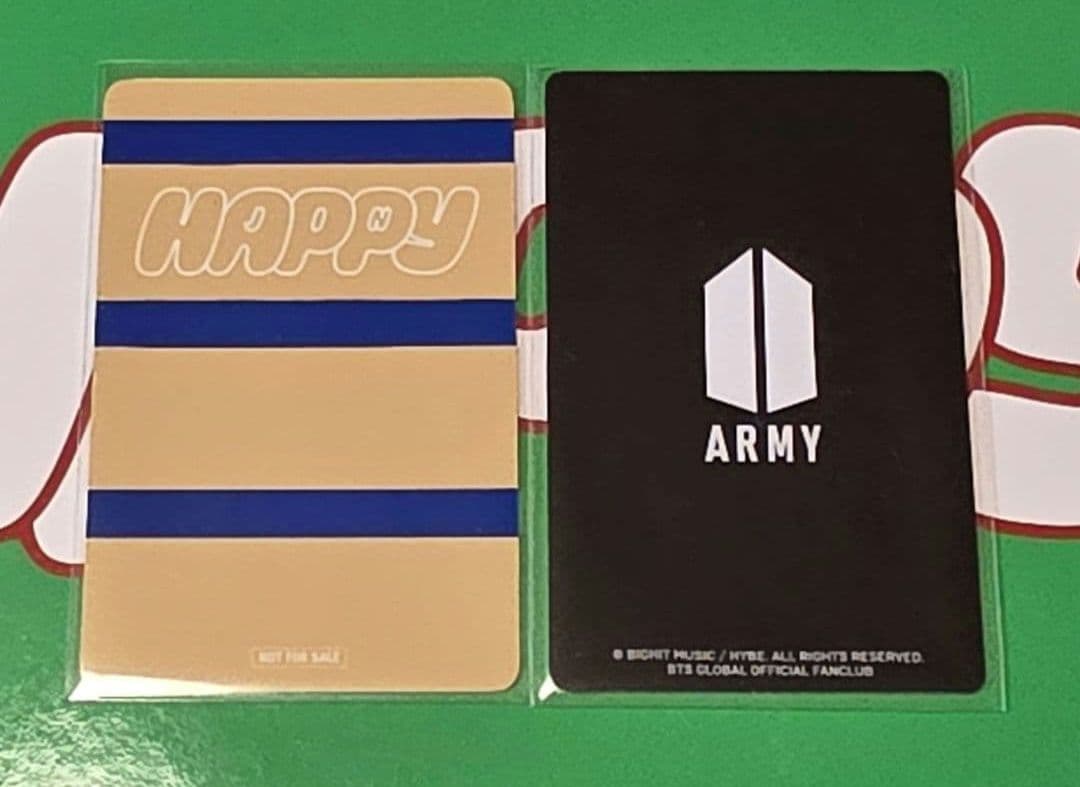 BTS ジン Happy トレカ 当選品