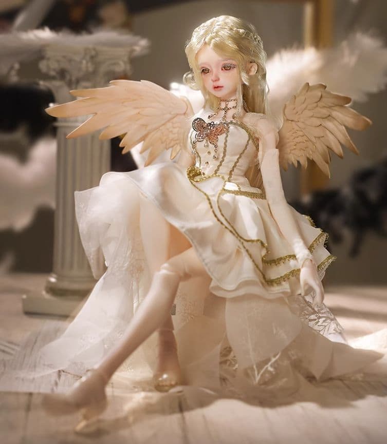 AX124 BJD 1/4 ドール本体 Hane 球体関節人形 ハンドメイド