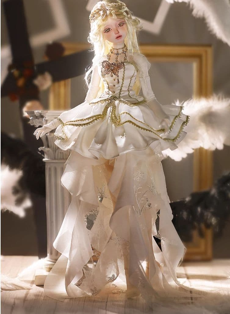 AX124 BJD 1/4 ドール本体 Hane 球体関節人形 ハンドメイド