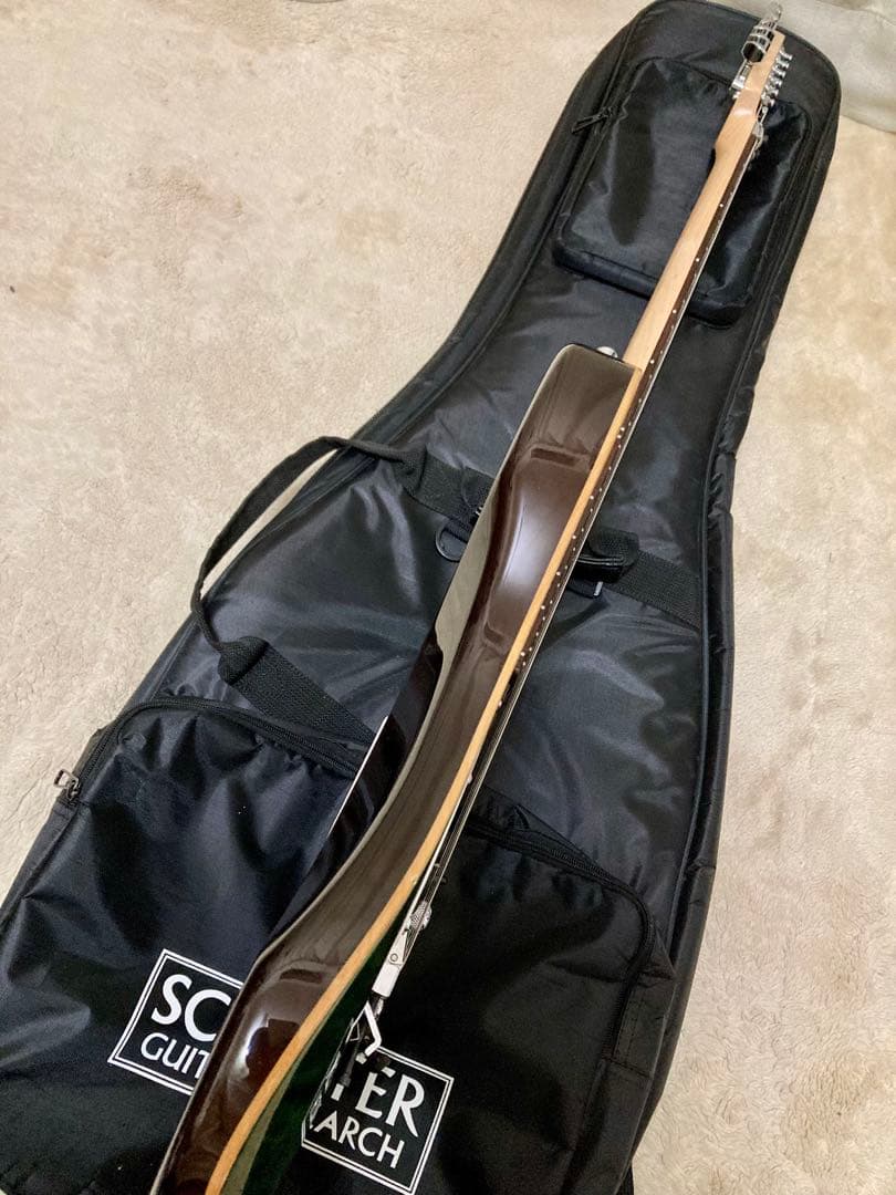 【美品】schecter SD-2-24-AL See-thru Green