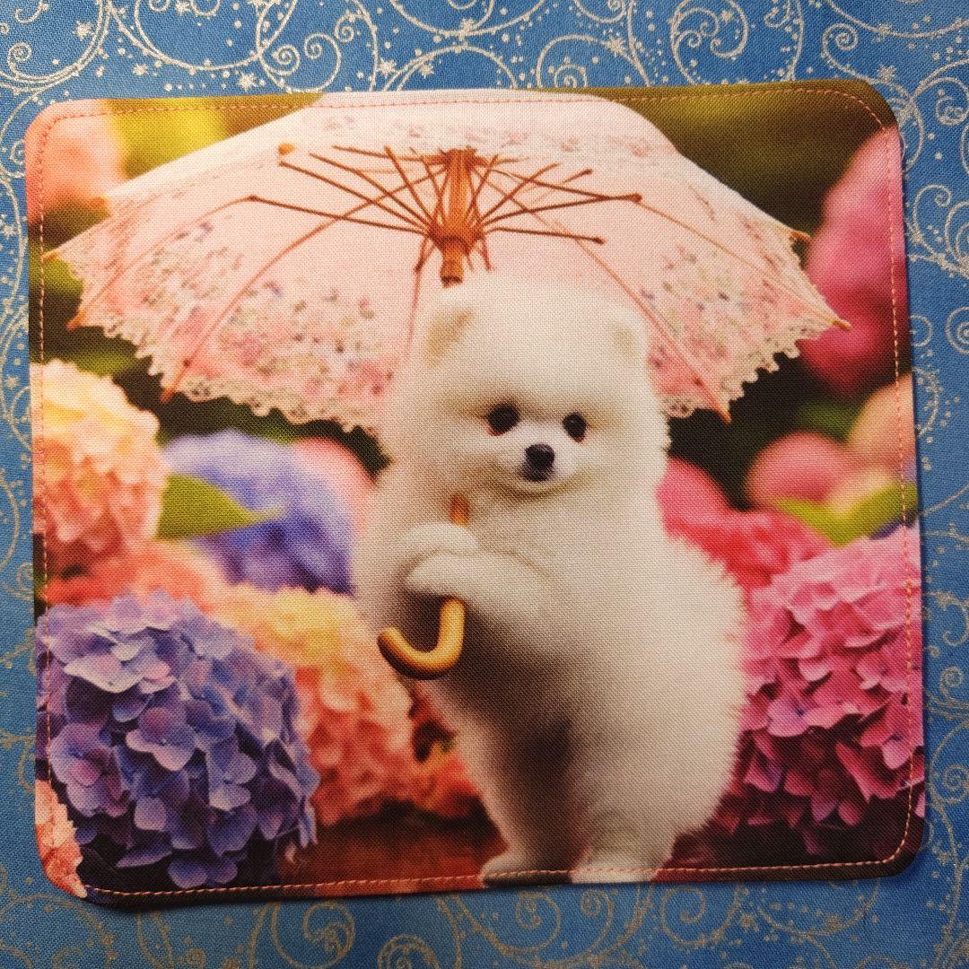 yourelia 　4重ハンカチ　わんこさん　ねこちゃん柄　18枚