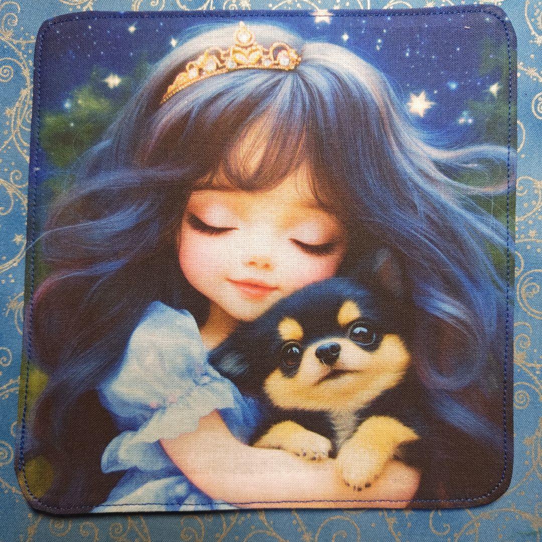 yourelia 　4重ハンカチ　わんこさん　ねこちゃん柄　18枚